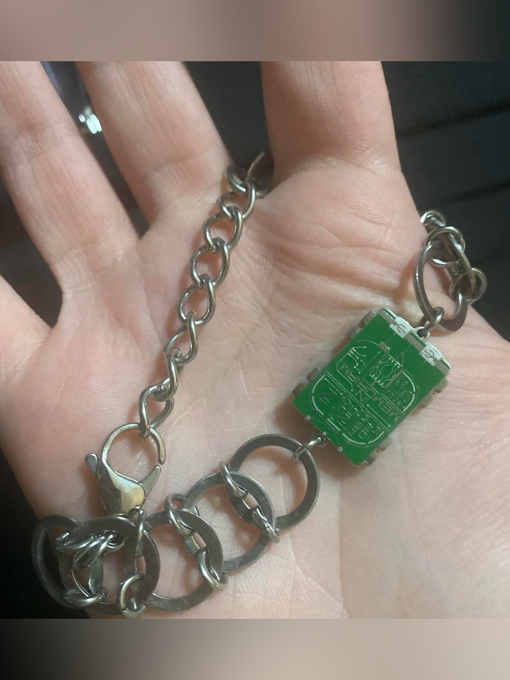 Memorial Microchip bracelet by Genesis DNA/genesis jpg